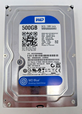 New Western Digital 500GB 3.5'' SATA HDD - WD5000AAKX-00ERMA0