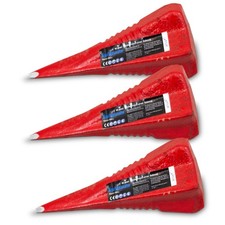 Bituxx 3er Set Spaltkeil Spaltgranate Holzspalter Spaltwerkzeug Spaltkreuz 1,8kg