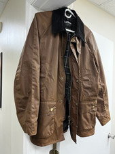 Barbour Classic Beaufort Waxed Brown Jacket S...