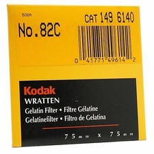 Kodak No. 82C Wratten Gelatin Filter 75mm x 75mm