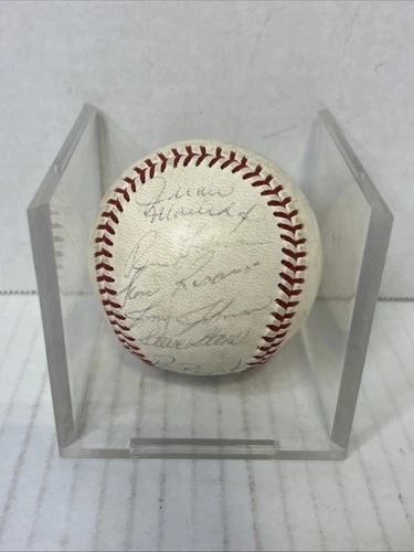 1971 San Francisco Giants Team Signed Baseball McCovey Marichal Bonds D3
