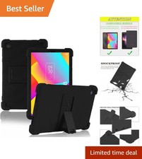 8-Inch Adjustable Stand Case for TCL Tab 8 - Soft Silicone, Anti-Slip Design