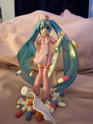 Hatsune Miku Nurse Figure 01Love-Colored Ward rare OMIAMI Kaiyoudou Toy Doll