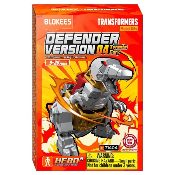 Blokees Transformers Defender Wave 4 Tyrants Fury Mini Model Kit Case of 12