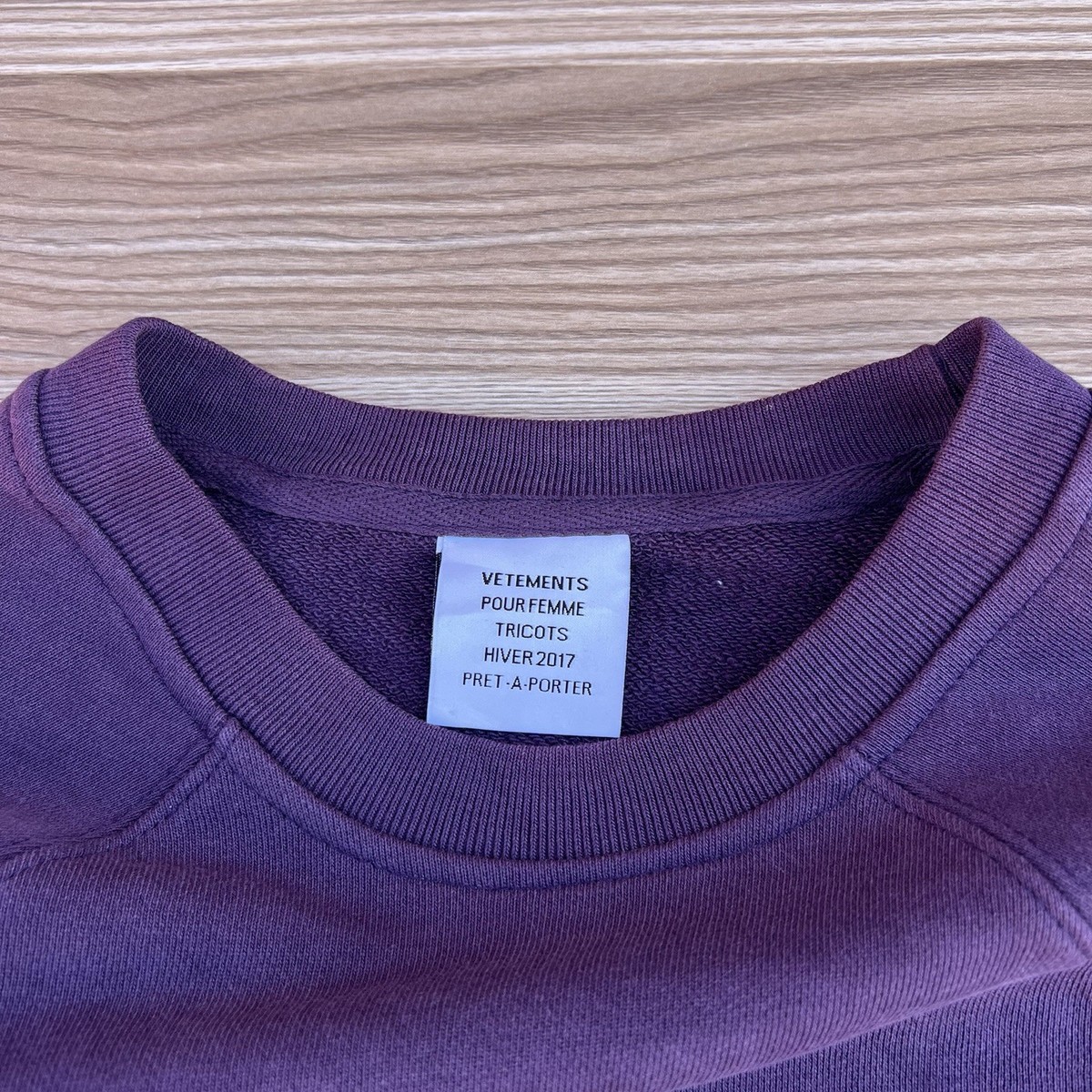 vetements unskinny crewneck | eBay
