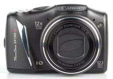 Canon PowerShot SX130 IS 12.1MP Digital Camera - Black
