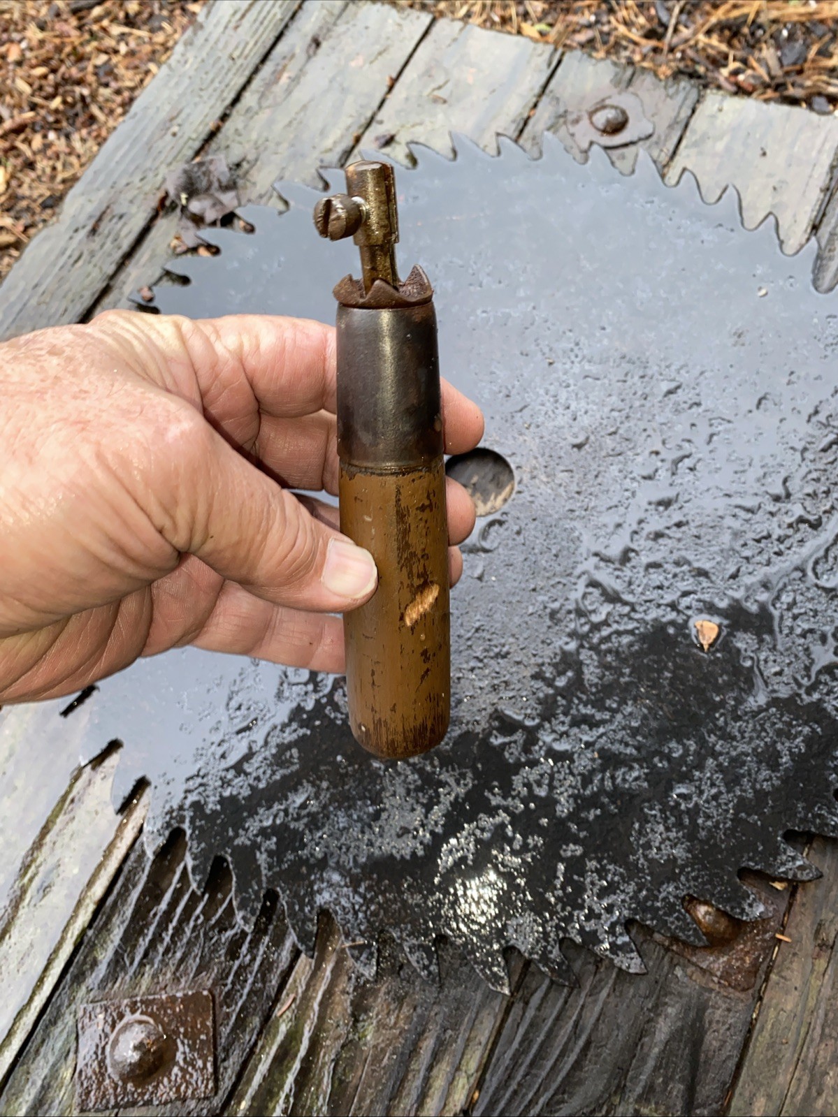 Vintage  Helper Handle For Crosscut Saw 1 Man 2 Man Logging Tool