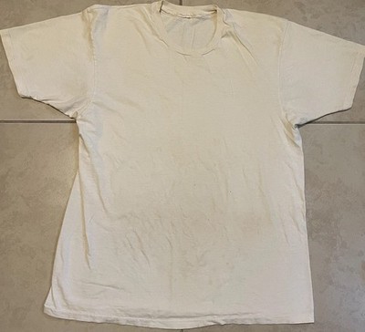 Vtg 80s Faded Distress Shirt M L USA Grunge Biker Punk Skate Surf Trucker PE 90s