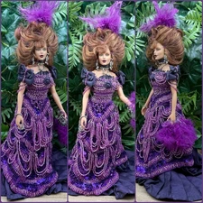 Paradise publications Vol 93 Crochet Collector Costumes Grand Ball Gown & Doll