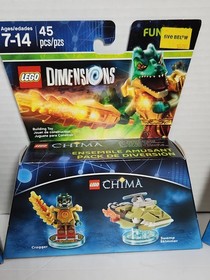 LEGO Dimensions Chima Fun Pack Sets 71222 71223 71232 Laval Cragger Eris