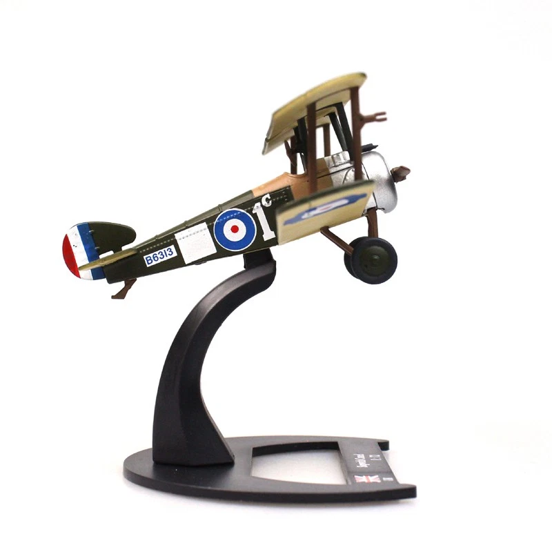 1:72 Diecast Military Model British Sopwith Camel Biplane Fighter WWI Collection - Image 4 of 4