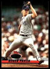 Roger Pavlik 1993 Stadium Club #193 Rangers MLB READ FREE SHIPPING AutographDen