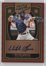 2019 Panini Leather & Lumber Auto Holo Gold 2/25 Mitch Garver #AU-MI Auto ms9