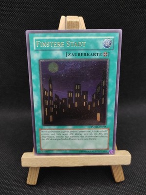 Yu-Gi-Oh Finstere Stadt Ultimate Rare POTD-DE048 Deutsch