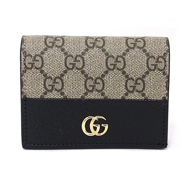 Gucci Double G Mini Portefeuille GG Supreme Toile 658610 596353