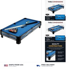 Hathaway Breakout 40-in Tabletop Billiards Set for Dining or Game Tables Co...
