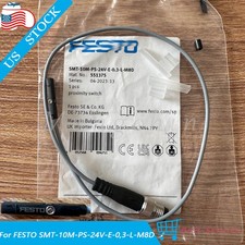 1PCS For FESTO SMT-10M-PS-24V-E-0,3-L-M8D 551375 Proximity Sensor Fast Shipping