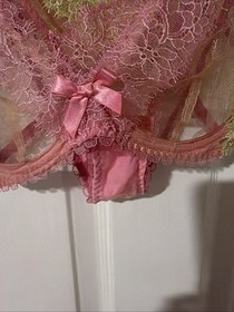 Agent Provocateur Set Shelsie Pink Green Size 2/32D