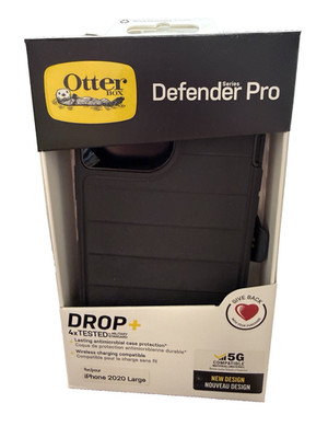 OtterBox Defender Pro Series Case Protection For iPhone2020 LARGE- Black