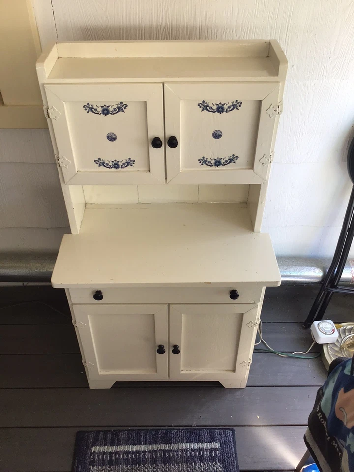 Antique Child’s Kitchen Play Cabinet/ Pantry - Image 2 of 4