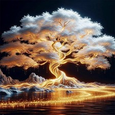 WSLWXSHM Diamond Painting Kits for Adults Tree of Life, Round Full Multicolor