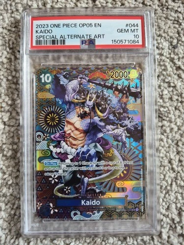 PSA 10 KAIDO OP04-044 SP ALT ART AWAKENING OF THE NEW ERA OP05 ONE PIECE ENGLISH