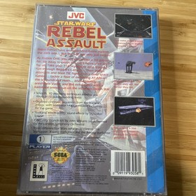 Star Wars Rebel Assault Sega CD 1993 CIB Complete Case Manual Reg Card