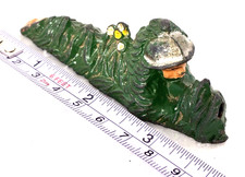 VINTAGE MANOIL CAMOFLAGE SOLDIER,US ARMY,WW1,BARCLAY,INFANTRY,SNIPER,MARINE,OLD