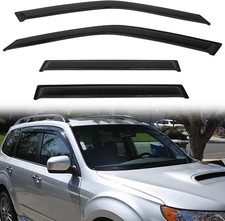Pldde Window Sun Vent Visor Rain Guard Deflector For 2009-2013 Subaru Forester