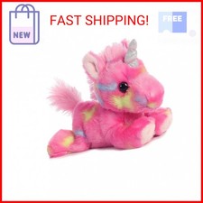 Aurora  Vibrant Bright Fancies  Jellyroll Unicorn  Stuffed Animal - Eye-Catching