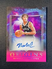 2023-24 Panini Origins Auto Noah Clowney RC Rookie #RA-NCB Pink 1/25 Nets XV44