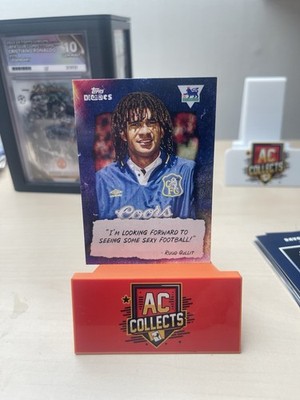 Topps Decades Premier League 90s Ruud Gullit Chelsea Memorable Quotes
