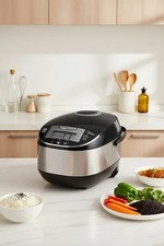 Midea 10-Cup 5L Family-Friendly Rice Cooker with Steamer - Master 11 Cooking...