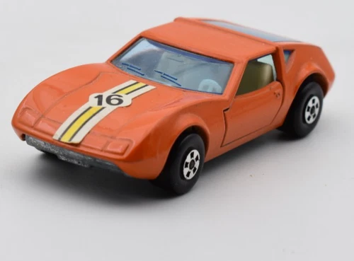 Matchbox Superfast #3 Monteverdi Hai. 16 Label. unpainted base.  Lesney England