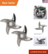 2 Pack 12mm Meat Grinder Blades – Durable Stainless Steel Replacement Cutter