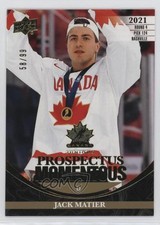 2023 Upper Deck Team Canada Juniors Electric Gold 58/99 Jack Matier #PM-22 y0i