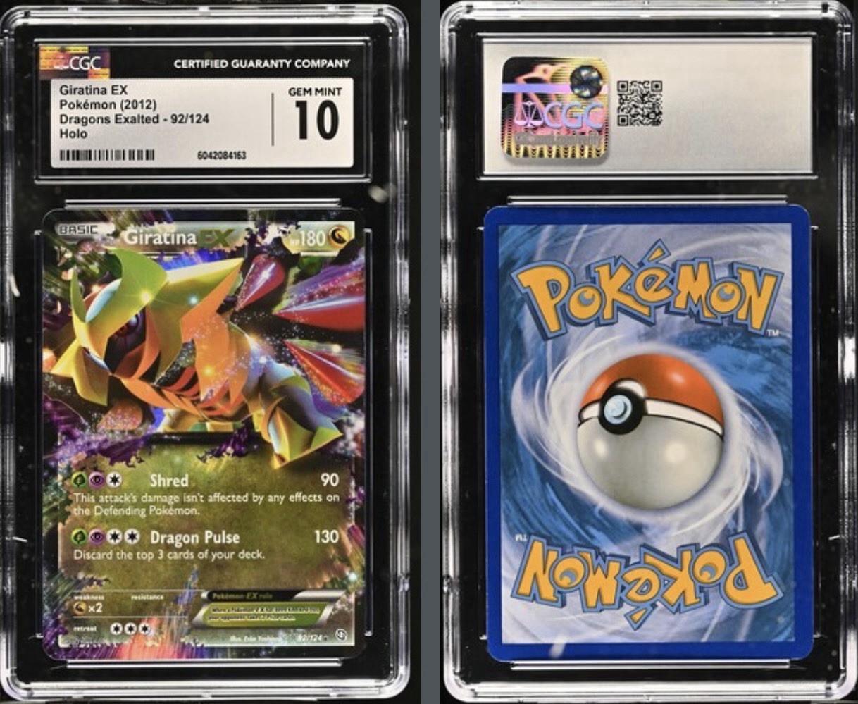 Pokemon - Giratina Ex 92/124 - Dragons Exalted - CGC 10 (POP 7 - NO HIGHER)