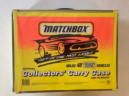 Vintage Matchbox Collectors 48 Car Carry Case and Play City 1994 with 48 Cars