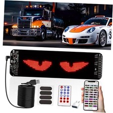 Devil Eyes Light for Windshield,Flex Led Display for Car, Programmable LED