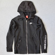 Nike Sportswear Air Max Full Zip Terry Cotton Men's XS Black Hoodie