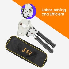 Image of Ratchet Cable Cutter Wire Cutting Tool with Handle Retractable Cut up to ≤5cm