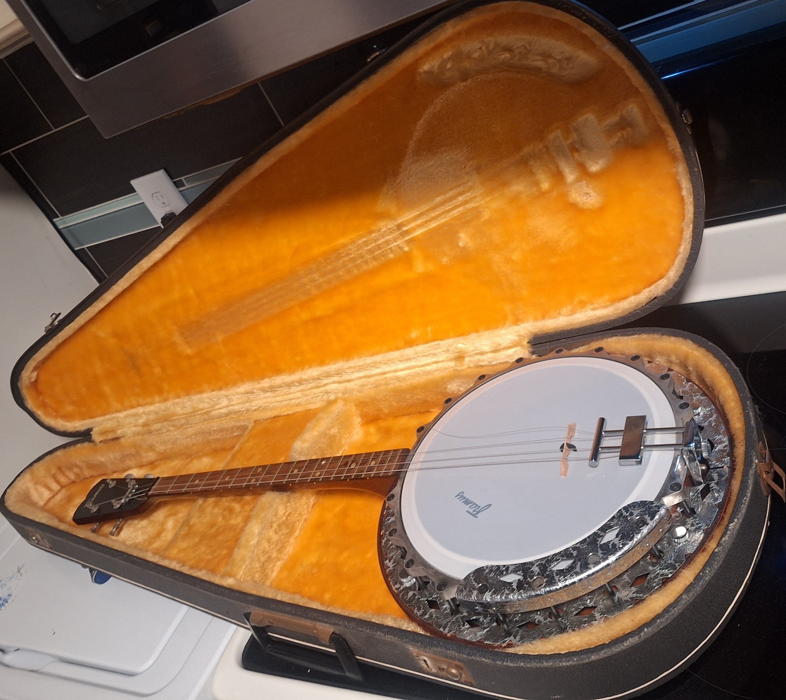 Vntage 1970s Framus "Texan-Series" tenor banjo  model 13220made in West Germany