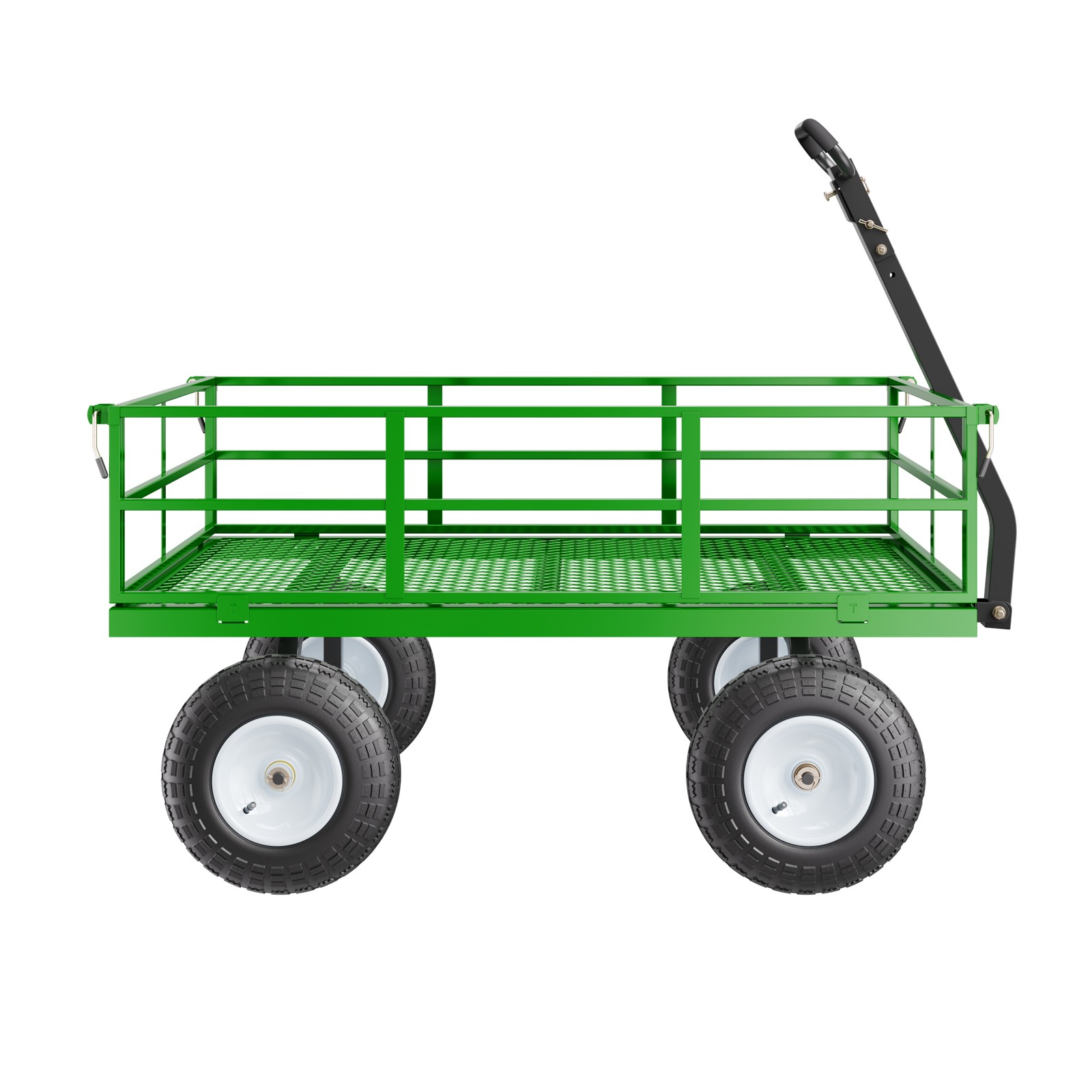 VEVOR Steel Garden Cart 1200lbs Capacity Heavy Duty Wagon Utility Cart 13in