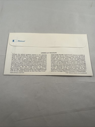 1981 FDC First Day Of Issue American Wildlife Beaver Stamp Block - Picture 7 of 9