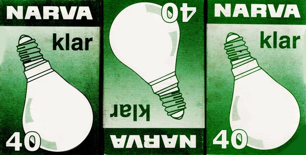 Narva 40W E14 Tropfenlampe Klar GlüHlampe GlüHbirne Ddr 230V - Neu & Ovp-image