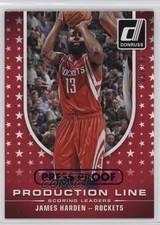 2014 Donruss Production Line Scoring Press Proof Purple /199 James Harden #5 5j8