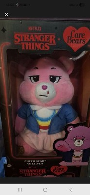 Netflix Care Bears x Stranger Things Cheer Bear as Eleven 12'' Boxes PLUSH