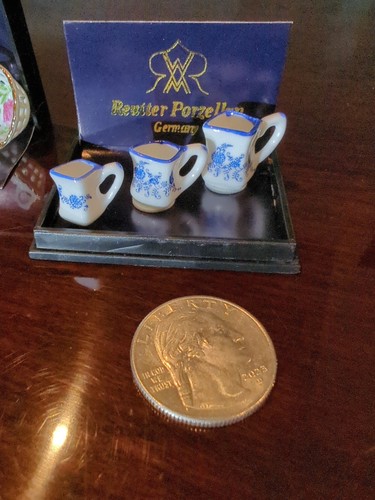 1:12 Dollhouse accessories assorted Reutter Porcelain items *3 box sets* - Picture 5 of 9