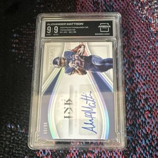 2023 Panini Immaculate Ink Alexander Mattison #II-AM Auto /99