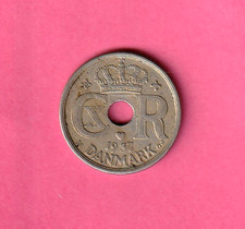 Denmark 25 Ore (Danmark  25 Øre) 1937 N  cu nickel GF (D2-147) COMBINE ORDERS
